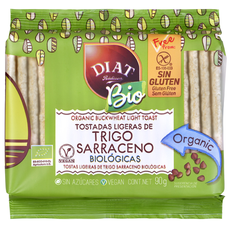TOSTADAS TRIGO SARRACENO, 90G DIAT RADISSON