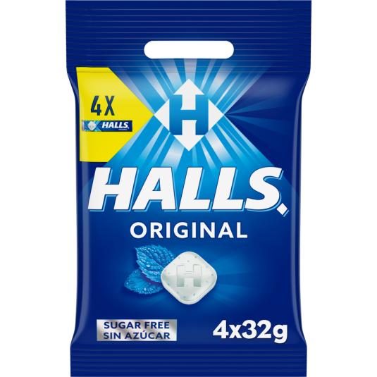 CARAMELOS EUCALIPTO, 4X32G HALLS