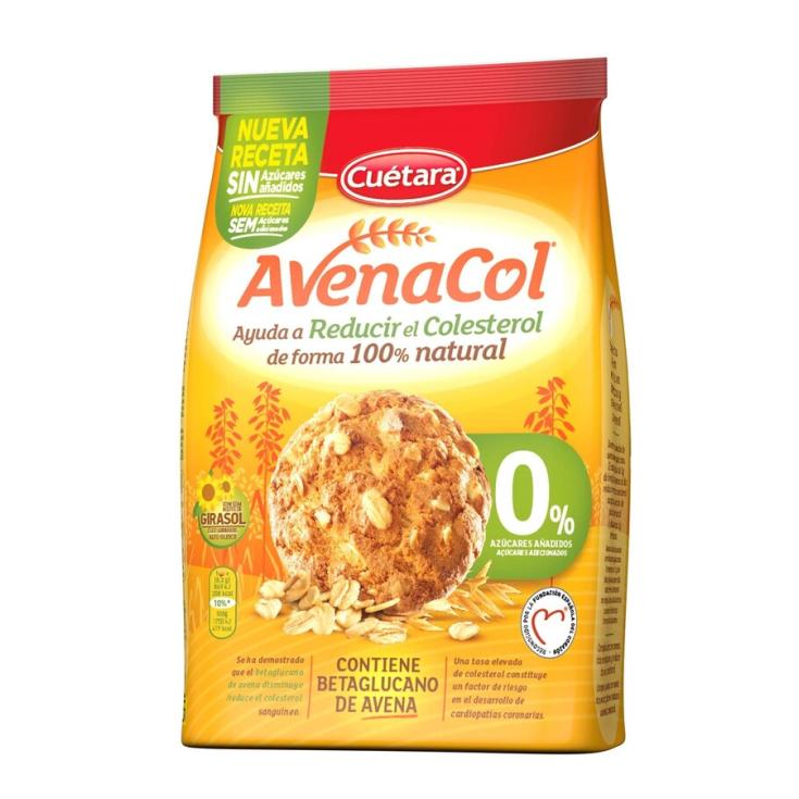 GALLETAS AVENACOL RUSTICA 0% AZUCAR, 250G CUETARA