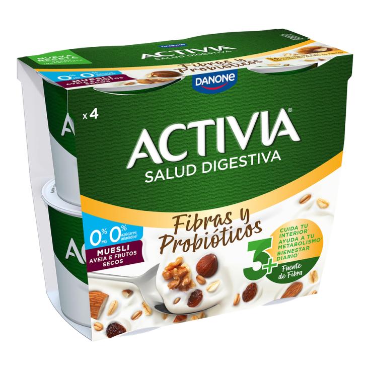 FIBRAS BÍFIDUS MUESLI DESNATADO 0% P4 X1115G DANONE
