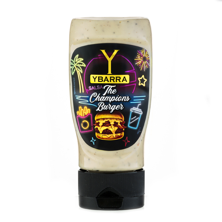 SALSA CHAMPIONS BURGUER, 250ML YBARRA