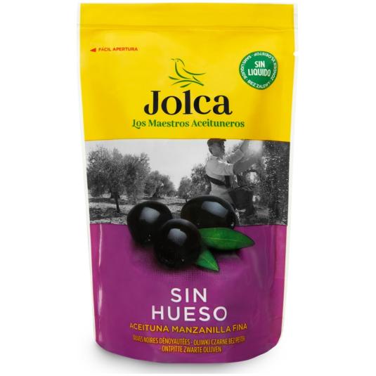 ACEITUNA NEGRA MANZANILLA, 75G JOLCA