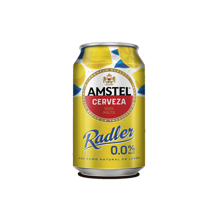 CERVEZA RADLER 0,0%, 330ML AMSTEL