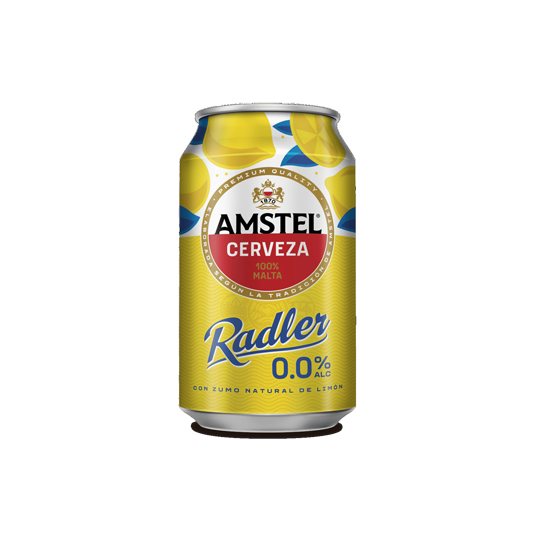 CERVEZA RADLER 0,0%, 330ML AMSTEL