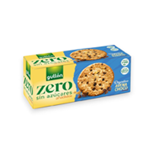 GALLETAS DIGESTIVE AVENA CHOCO ZERO AZUCAR, 255 GULLON