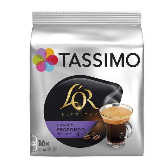 CAFÉ L' OR ESPRESSO LUNGO, 128GR TASSIMO