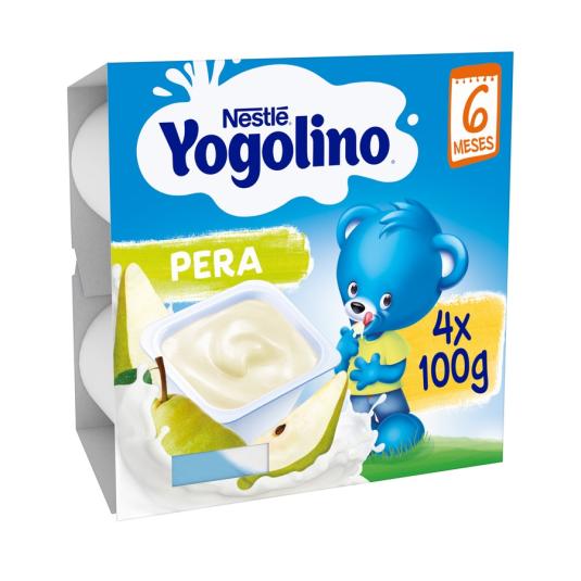 POSTRE LACTEO PERA, 4X100GR NESTLE YOGOLINO