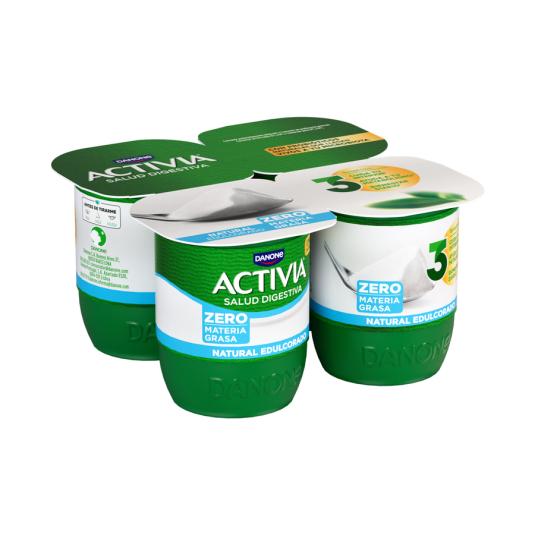 BÍFIDUS NATURAL DESNATADO 0% M.G, P4X120 G ACTIVIA