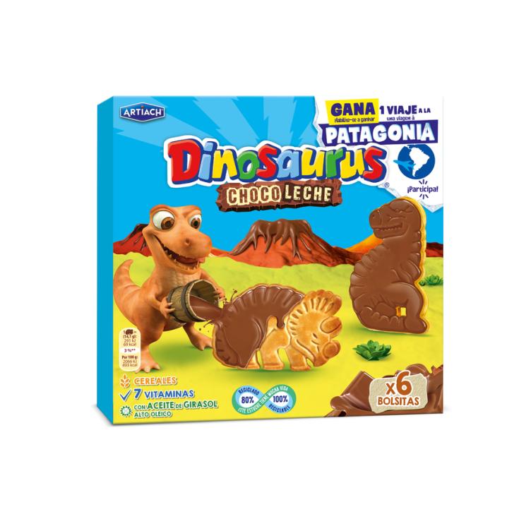 GALLETAS DINOSAURUS CHOCOLECHE, 255G ARTIACH
