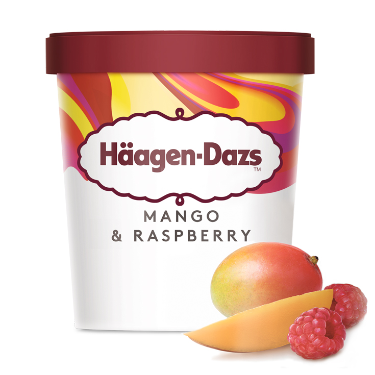 HELADO DE MANGO Y FRAMBUESA, 460ML HäAGEN-DAZS