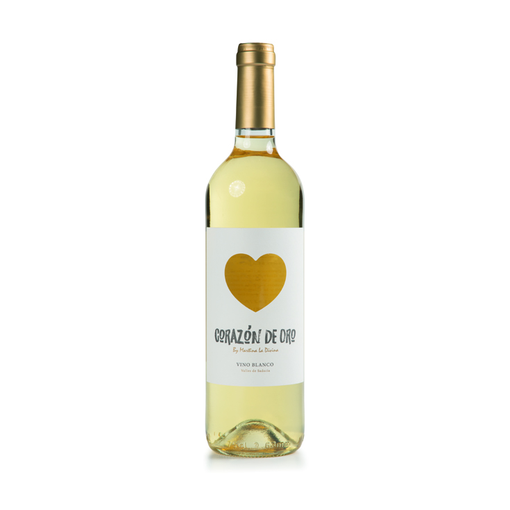 VINO BLANCO BY MARTINA, 750ML CORAZON DE ORO