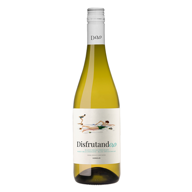 VINO BLANCO VERDEJO SIN ALCOHOL, 75CL DISFRUTANDO