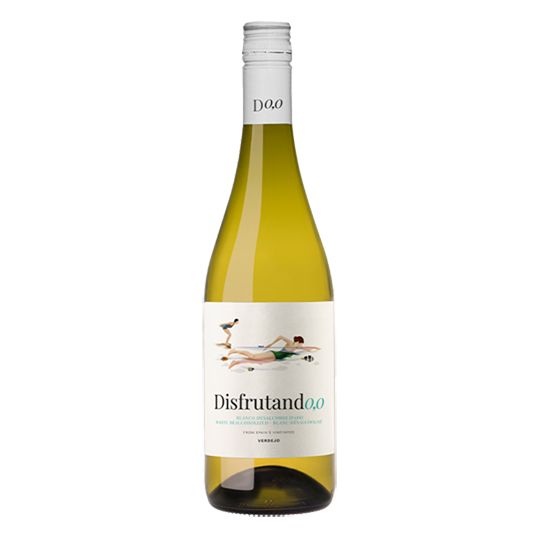 VINO BLANCO VERDEJO SIN ALCOHOL, 75CL DISFRUTANDO