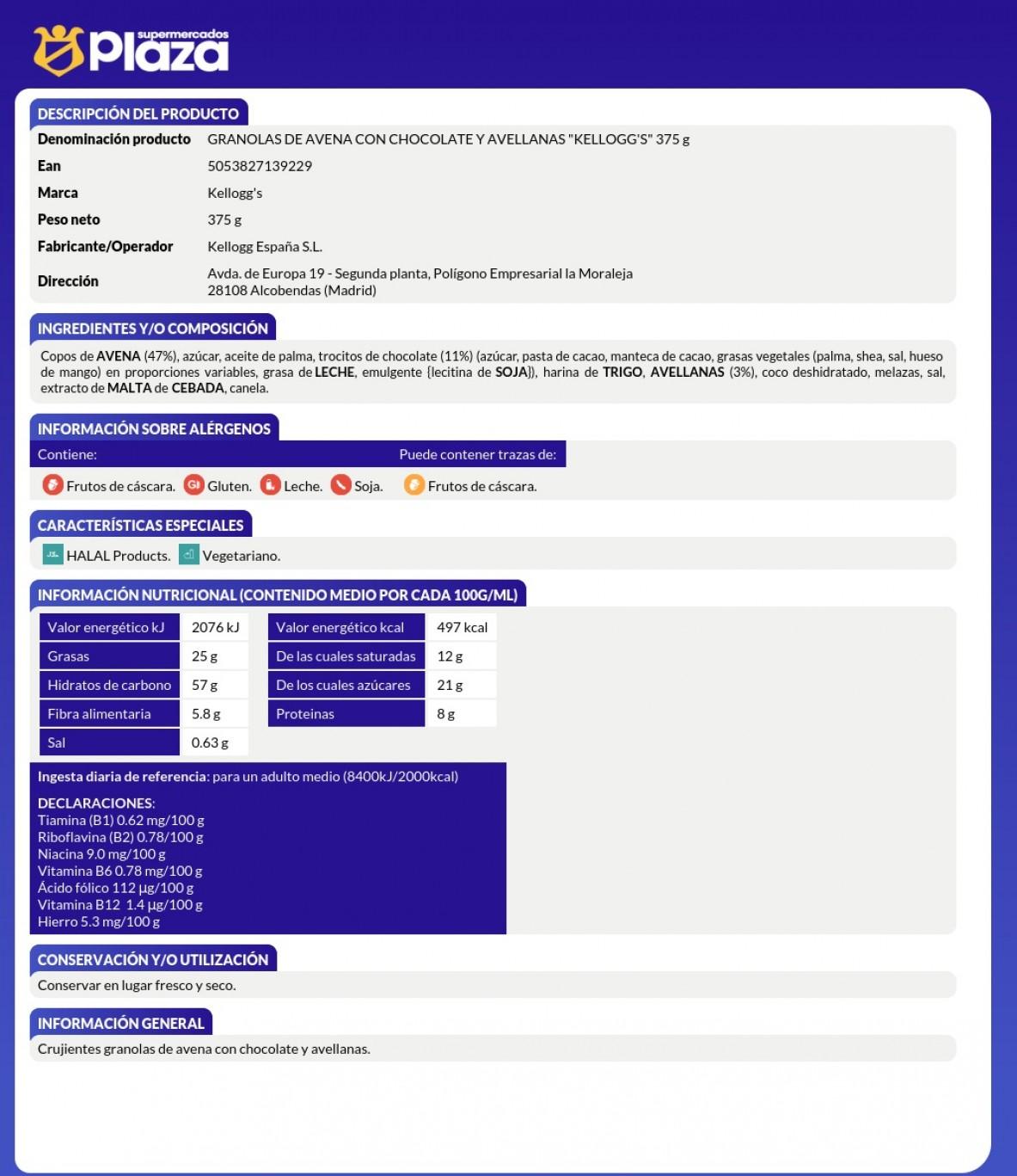 CEREALES EXTRA CHOCOLATE, 330GR KELLOGG'S