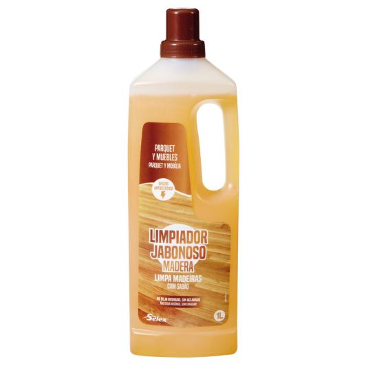 LIMPIADOR JABONOSO MADERA, 1 L SELEX
