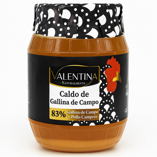 CALDO DE GALLINA DE CAMPO 83% 950ML VALENTINA NATURALMENTE