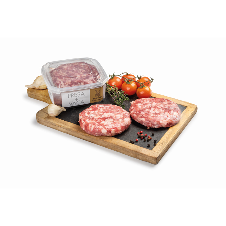BURGUER PRESA Y VACA, PACK 2 UDS FONXEK