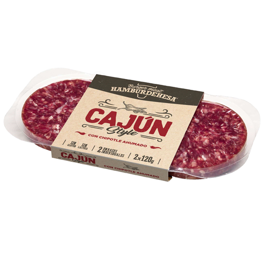 BURGER CAJUN STYLE HAMBURDEHESA 2X120G HAMBURDEHESA
