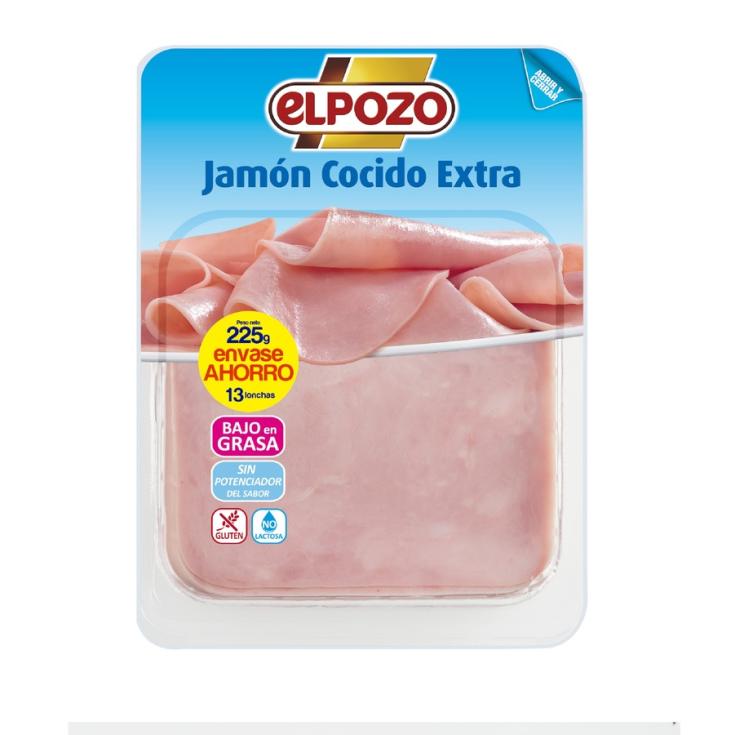 JAMON COCIDO, 225G EL POZO