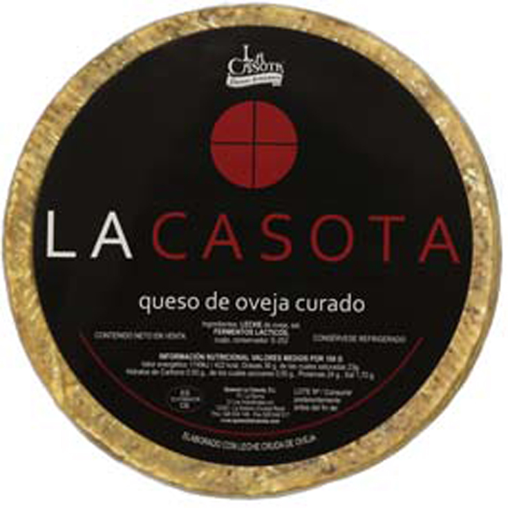 QUESO CURADO DE OVEJA, KG LA CASOTA