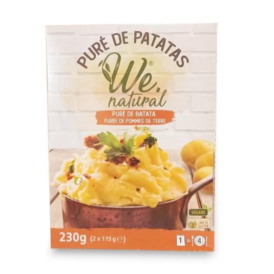 PURE DE PATATAS, 230GR WE NATURAL