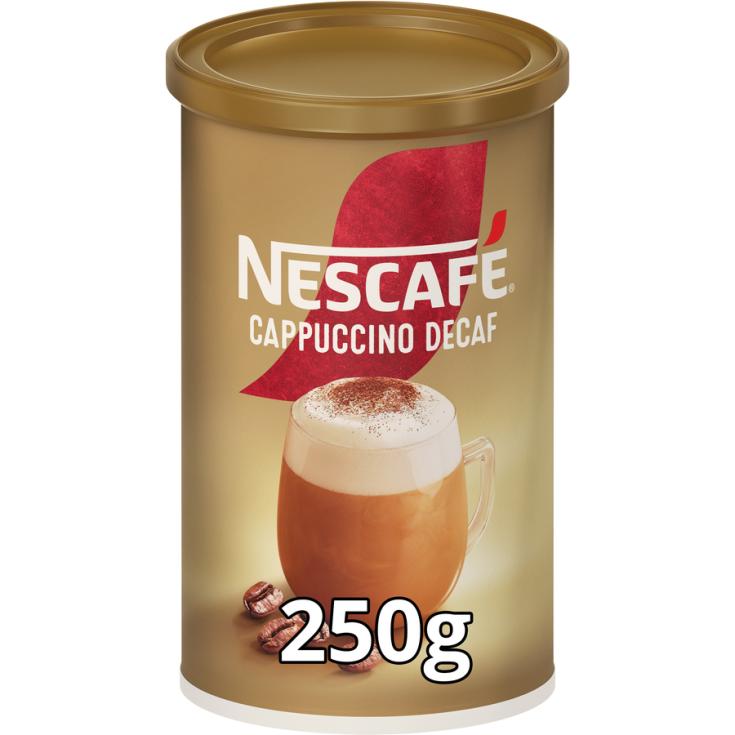 CAFE SOLUBLE CAPPUCCINO DESCAFEINADO, 250g NESCAFE