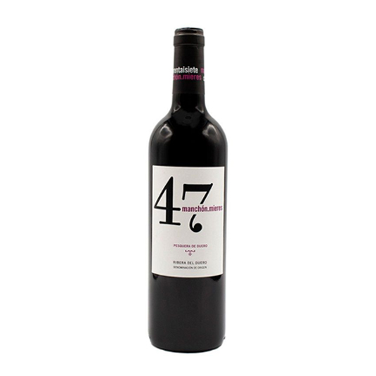 VINO TINTO 47 D.O. RIB.DUERO, 750ML MANCHÓN MIERES