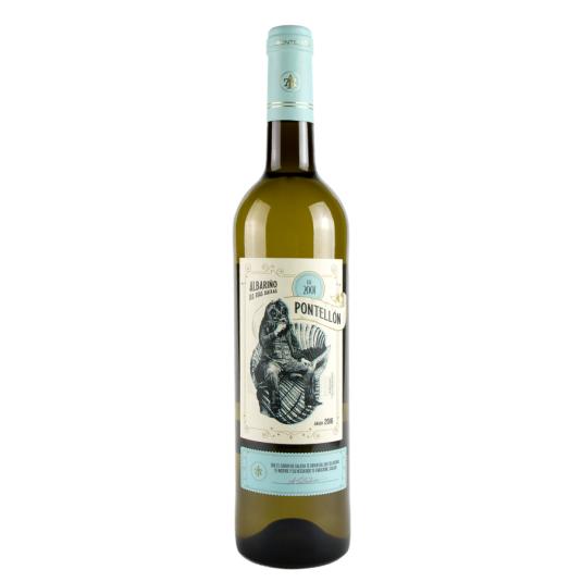 VINO ALBARIÑO BLANCO DO. RIAS BAIXAS,750 ML PONTELLON