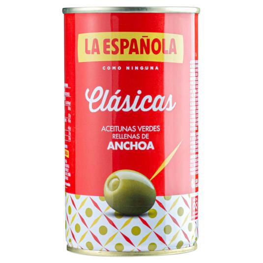 ACEITUANAS RELLENAS DE ANCHOA, 150GR LA ESPAÑOLA