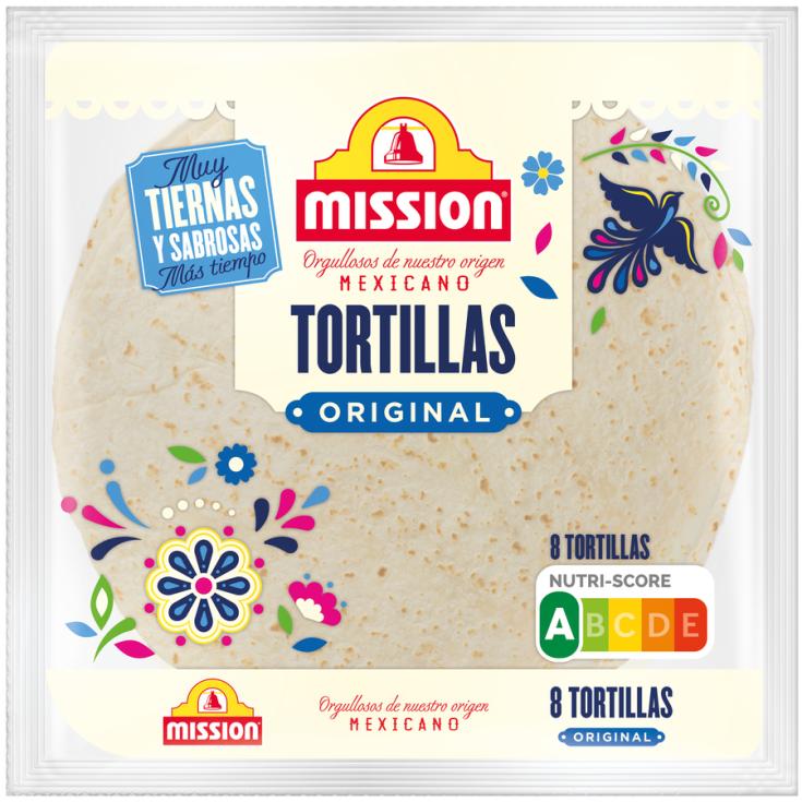 TORTILLAS DE TRIGO 8 UNID , 320G MISSION