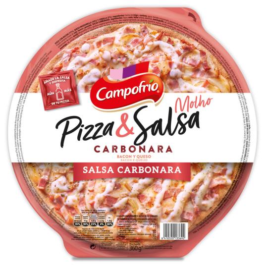 PIZZA SALSA CARBONARA, 360GR CAMPOFRIO