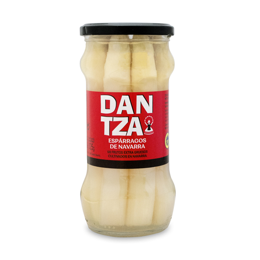 ESPARRAGOS BLANCOS DE NAVARRA 5/8, 300GR DANTZA
