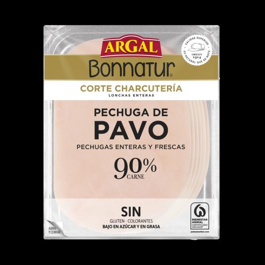 PECHUGA DE PAVO LONCHAS , 115G ARGAL