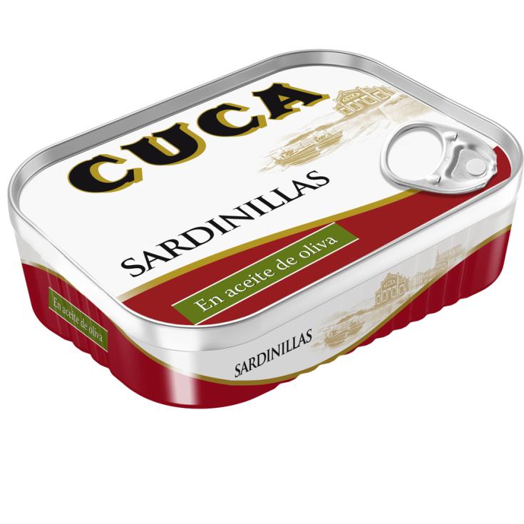 SARDINILLA ACEITE DE OLIVA ,80G CUCA