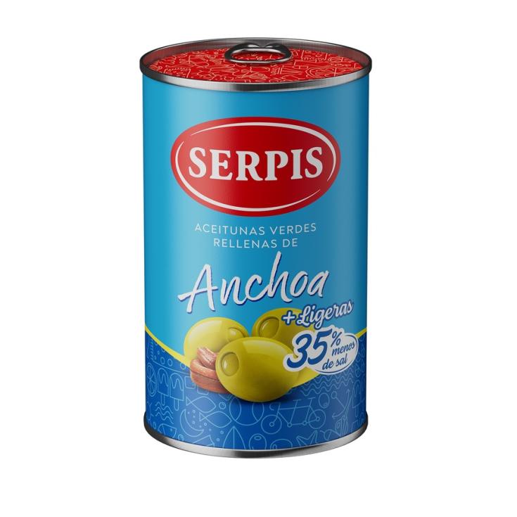 ACEITUNAS LIGERAS, 130GR SERPIS