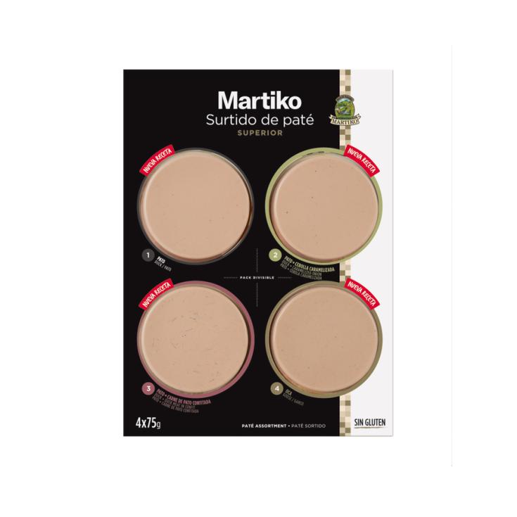 SURTIDOS PATES SUPERIOR P4 , 300G MARTIKO