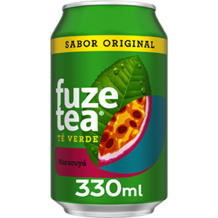 REFRESCO DE TÉ VERDE Y MARACUYA, 330ML FUZE TEA