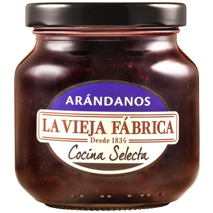 MERMELADA DE ARANDANOS, 280GR LA VIEJA FABRICA