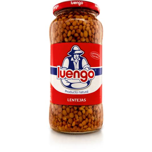 LENTEJA COCIDA, 400G LEGUMBRES LUENGO