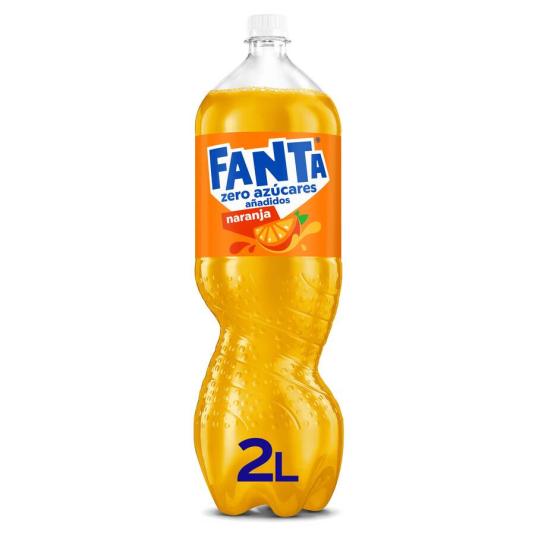 REFRESCO DE NARANJA ZERO, 2L FANTA