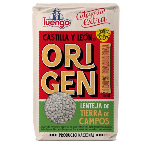 LENTEJA PARDINA ORIGEN, 1KG LEGUMBRES LUENGO