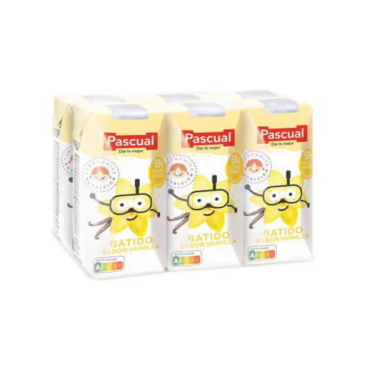 BATIDOS DE VAINILLA, 6X200ML PASCUAL