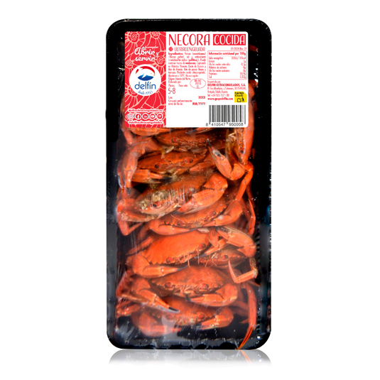 NECORA COCIDA 5/8 PIEZA , 800G DELFIN