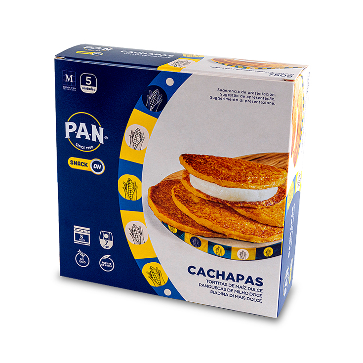 CACHAPA DE MAIZ, 5*150GR P.A.N.