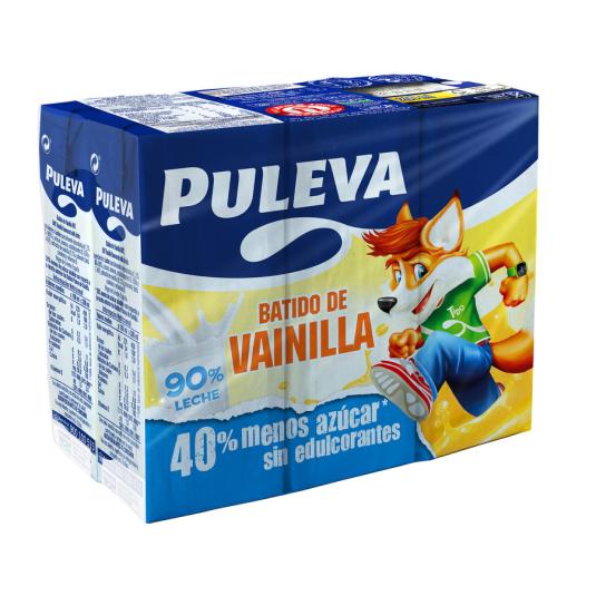 BATIDO DE VAINILLA, 6X200ML PULEVA