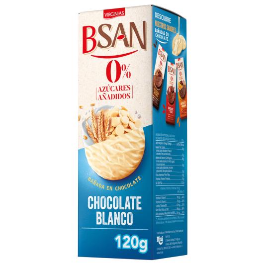 B--SAN GALLETA INTEGRAL CHOCO BLANCO 0% VIRGINIAS 