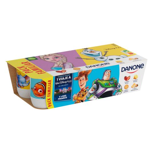 YOGUR SABORES, 8X120GR DANONE