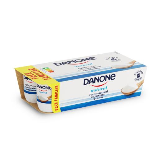 YOGUR NATURAL, 8X120GR DANONE