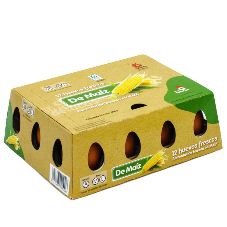 HUEVOS DE MAIZ, 12 UNIDADES DELUCAS