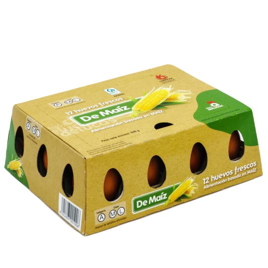 HUEVOS DE MAIZ, 12 UNIDADES DELUCAS